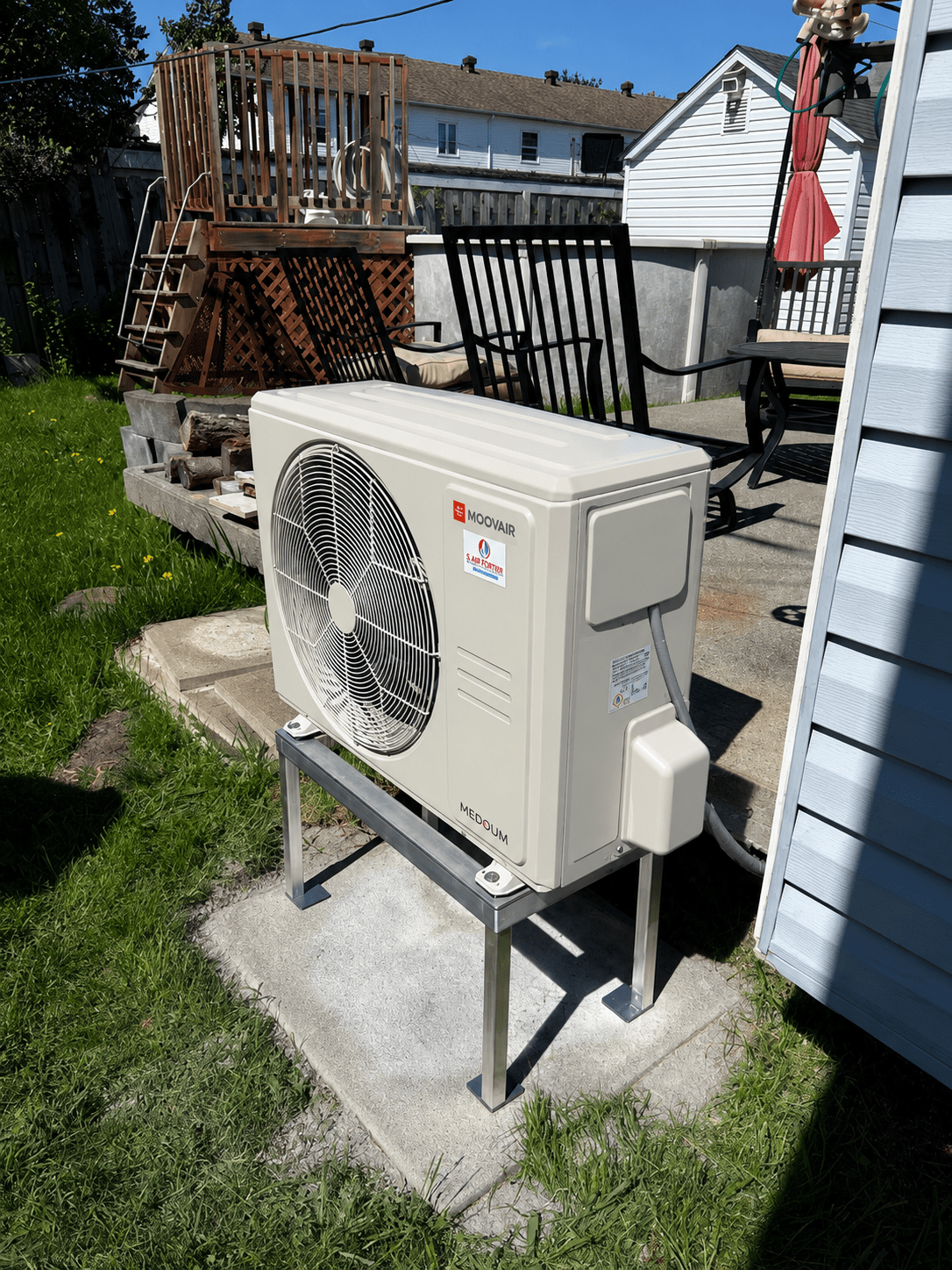 Nouvel compresseur Moovair installé
