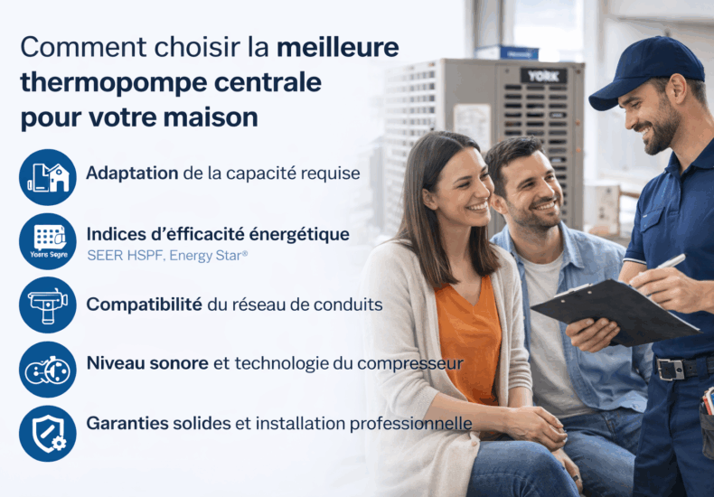 Choisir une thermopompe centrale pour la maison