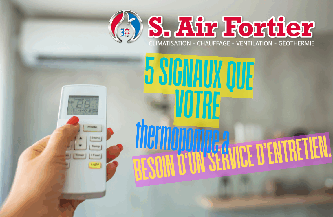 Entretien d'une thermopompe