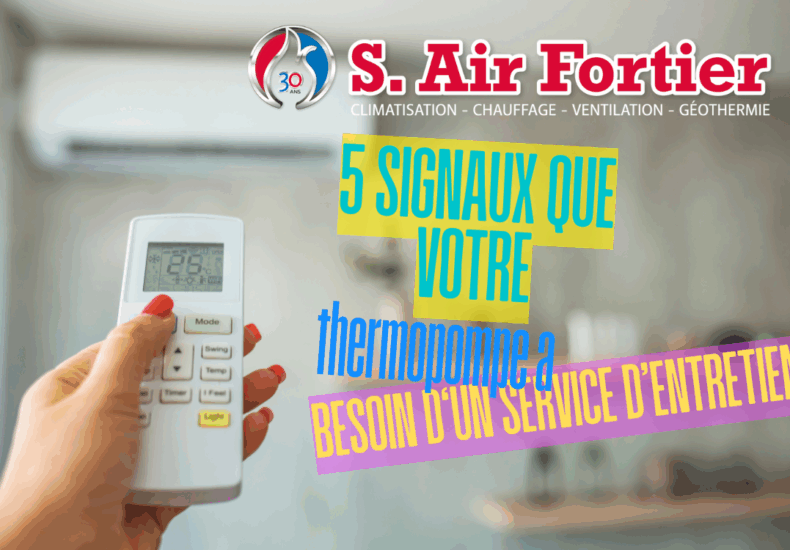 Entretien d'une thermopompe