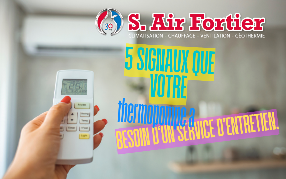 Entretien d'une thermopompe