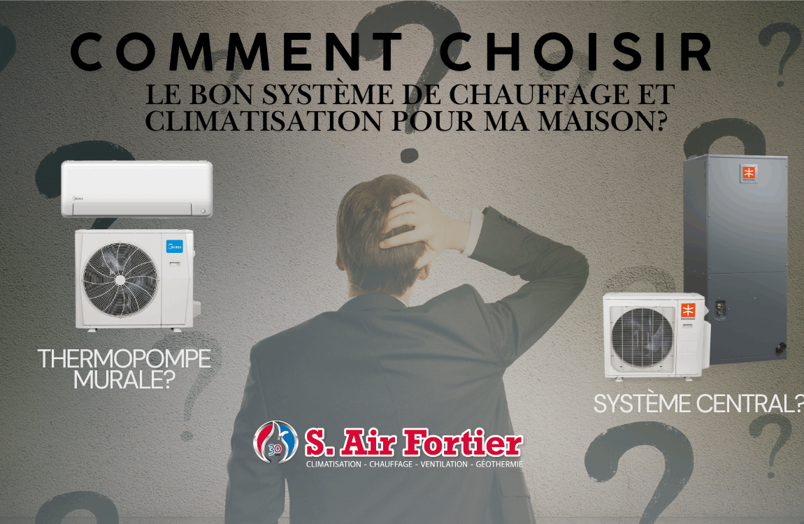Choisir entre thermopompe murale ou un système central