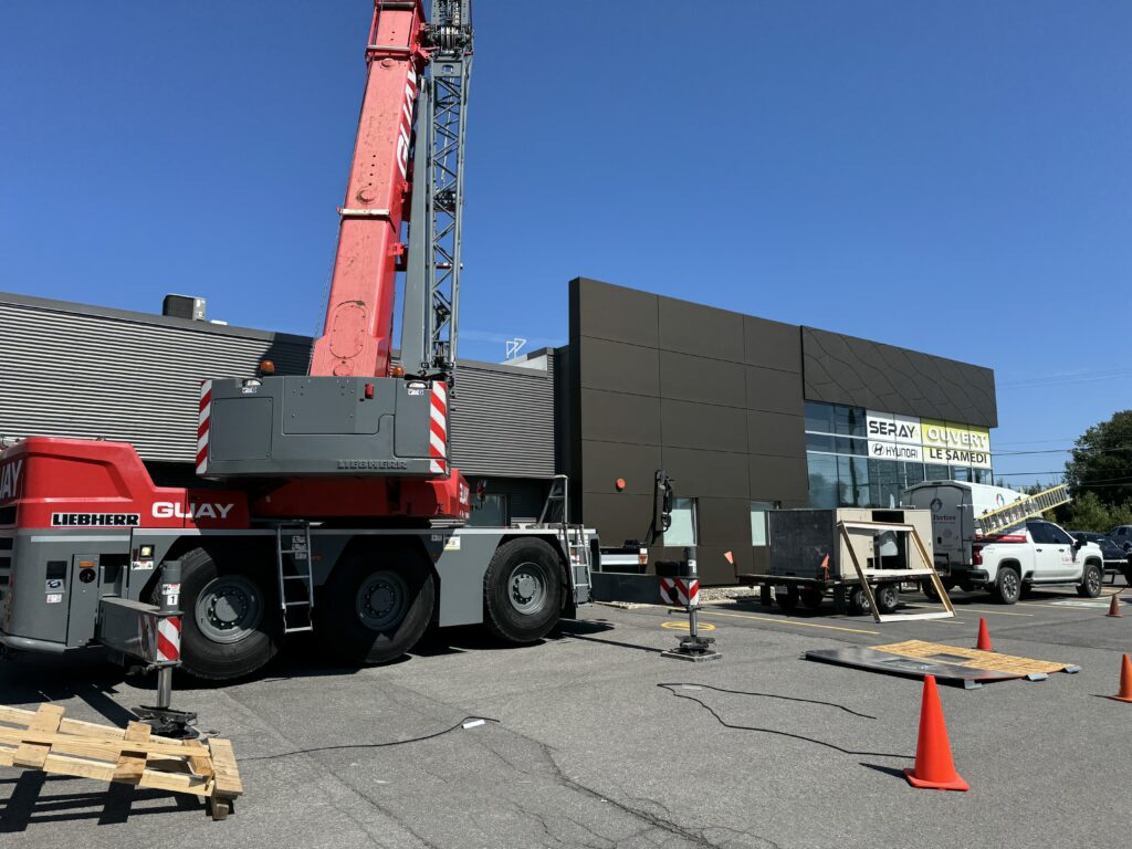 Project commercial CVAC Montérégie