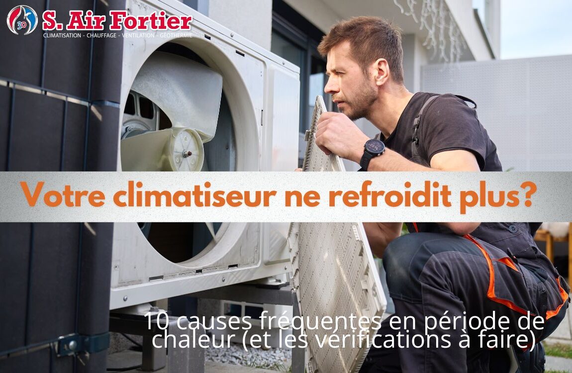 votre climatiseur ne refroidit plus?