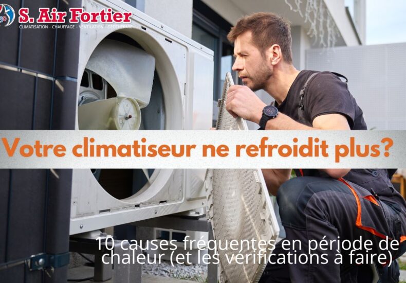 votre climatiseur ne refroidit plus?