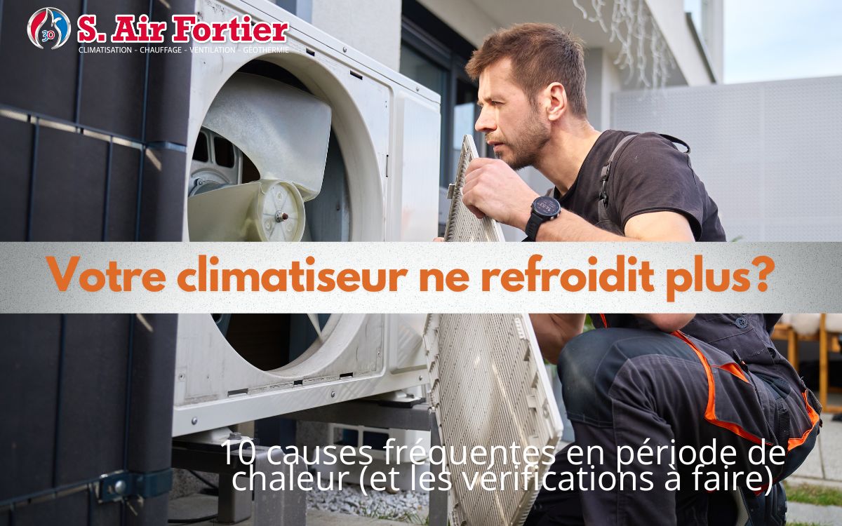 votre climatiseur ne refroidit plus?