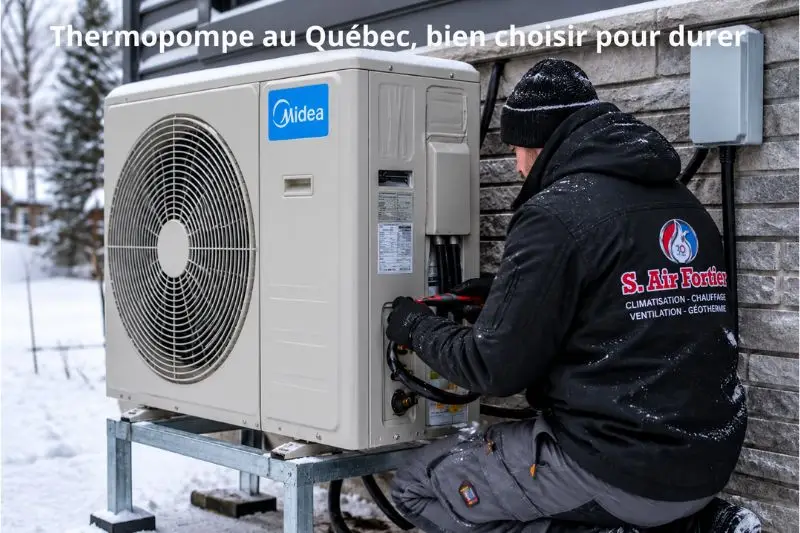 Thermopompe au Québec, bien choisir pour durer